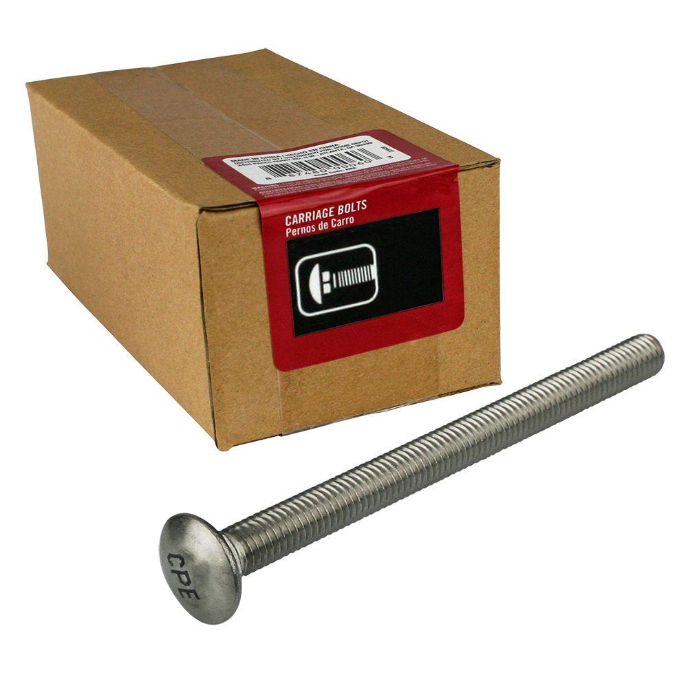 Everbilt 3/8 inch x 6 inch Stainless Steel Carriage Bolt (15 per Box) by Everbilt