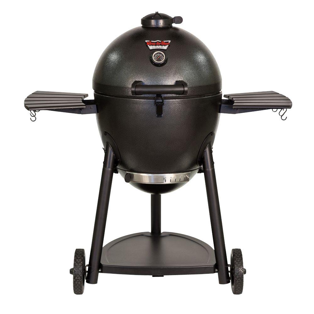 Char-Griller Akorn Kamado Kooker Charcoal Grill in Graphite by Char-Griller