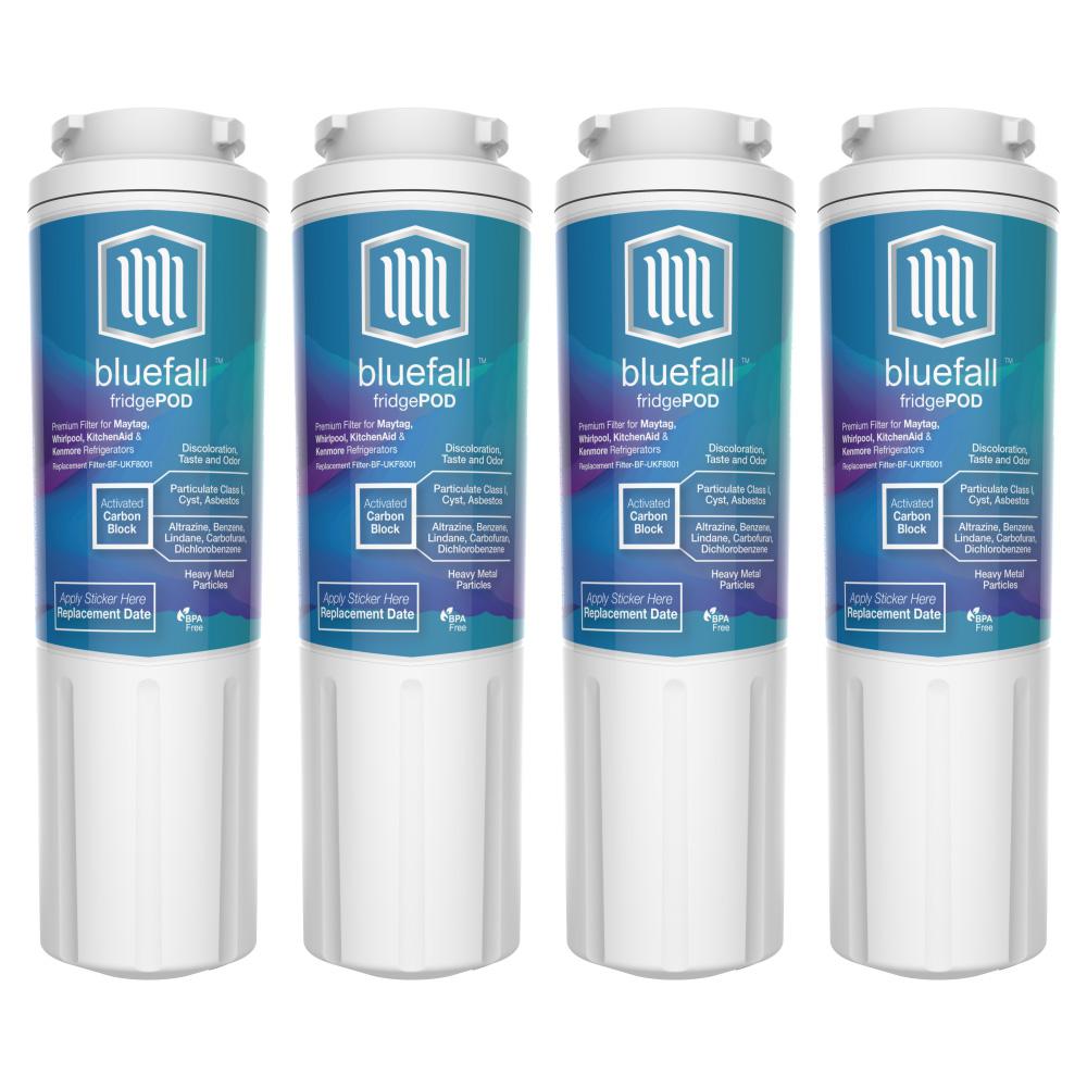 Bluefall 4 Compatible Refrigerator Water Filters Fits Maytag UKF8001