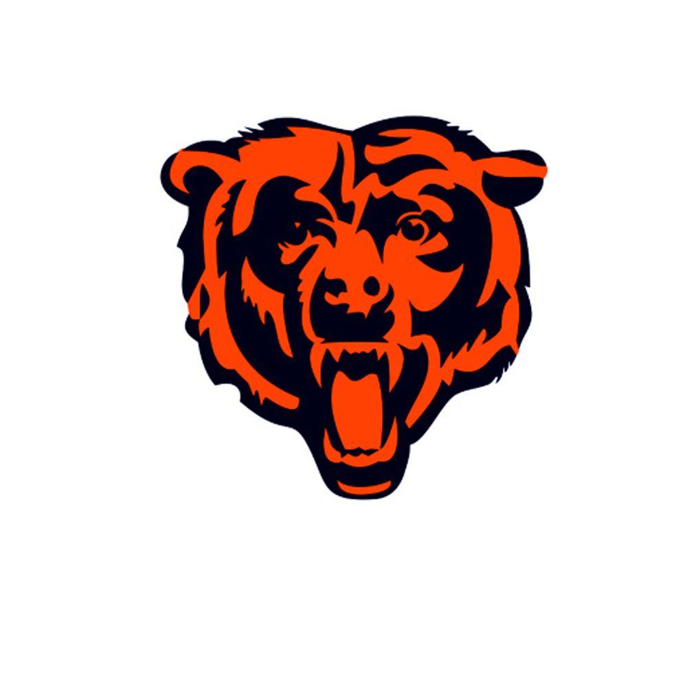 Brewster Fathead 11 in. x 11 in. Chicago Bears Teammate Logo Wall ...