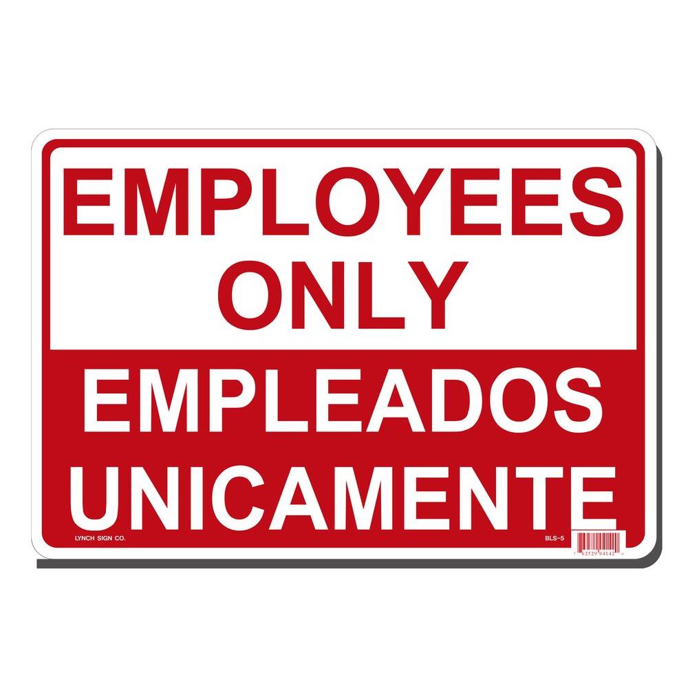 Employees Only Sign Printable