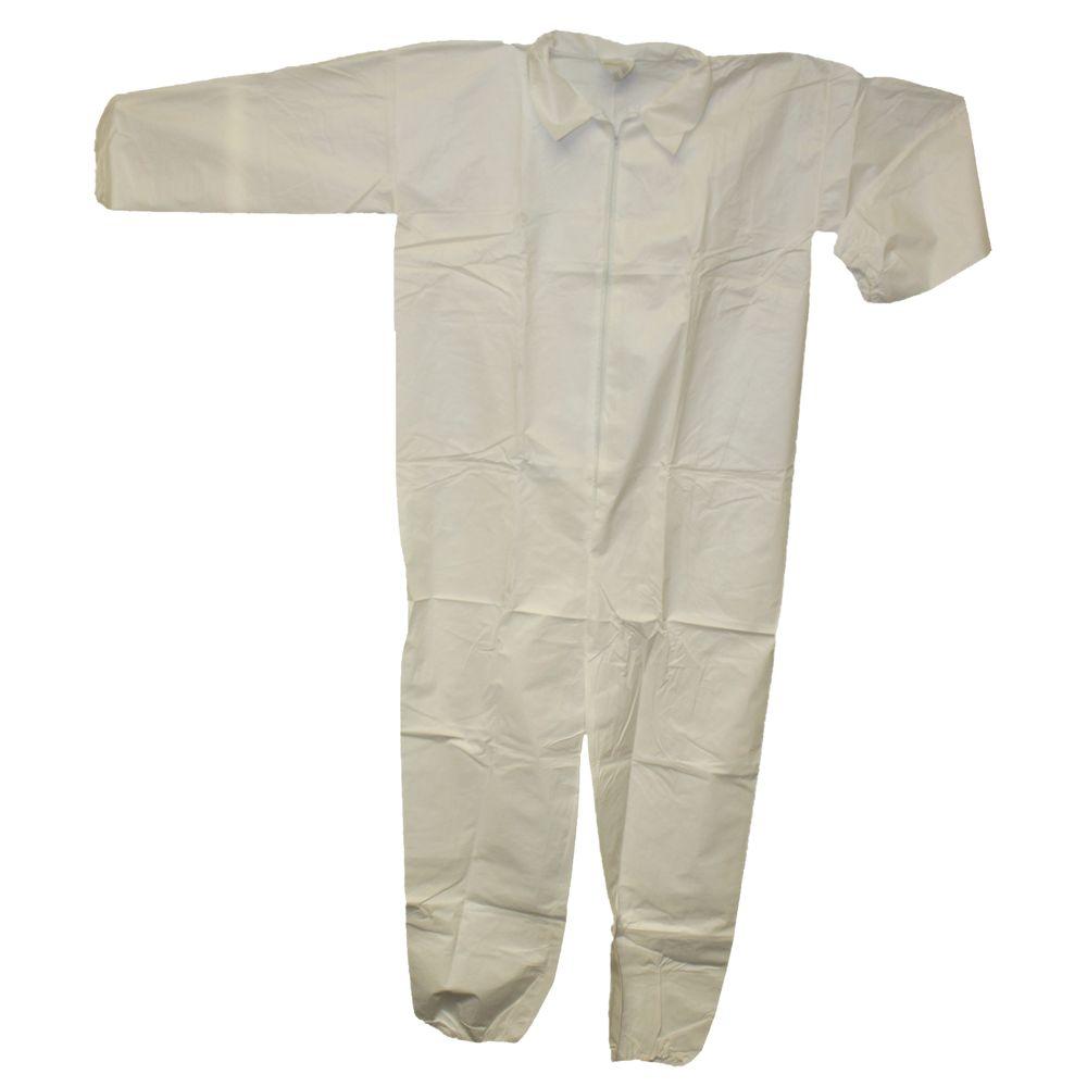 Trimaco XLarge White Lightweight Coverall09955 The Home Depot