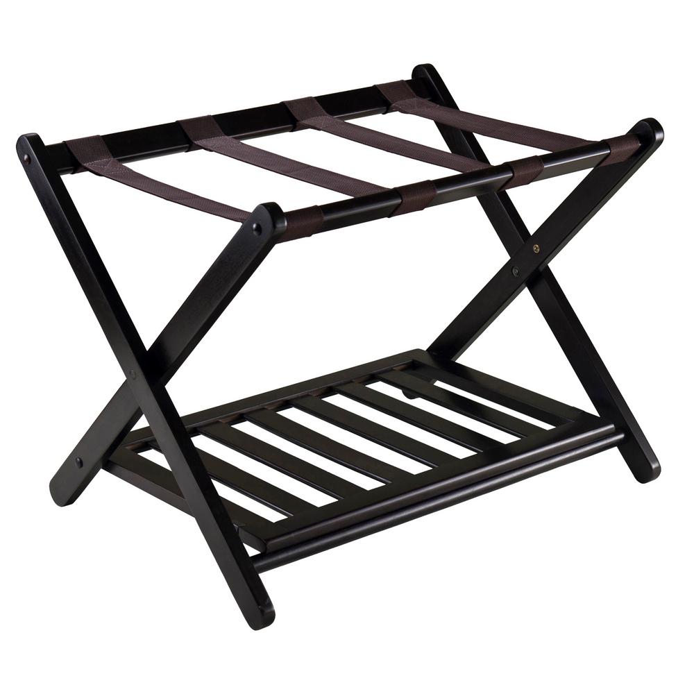 Espresso Winsome Wood Scarlett Luggage Rack