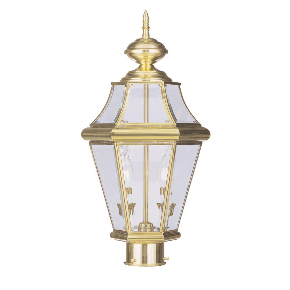 Livex Lighting Providence Outdoor Polished Brass Finish