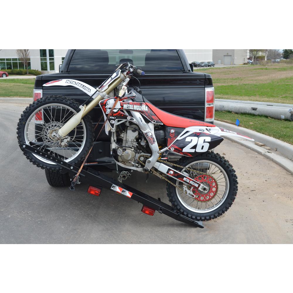 tow hitch motorcycle rack