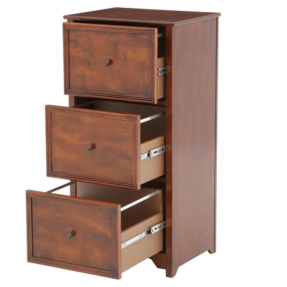 41 In. File Home Office 3Drawer Wood Wooden