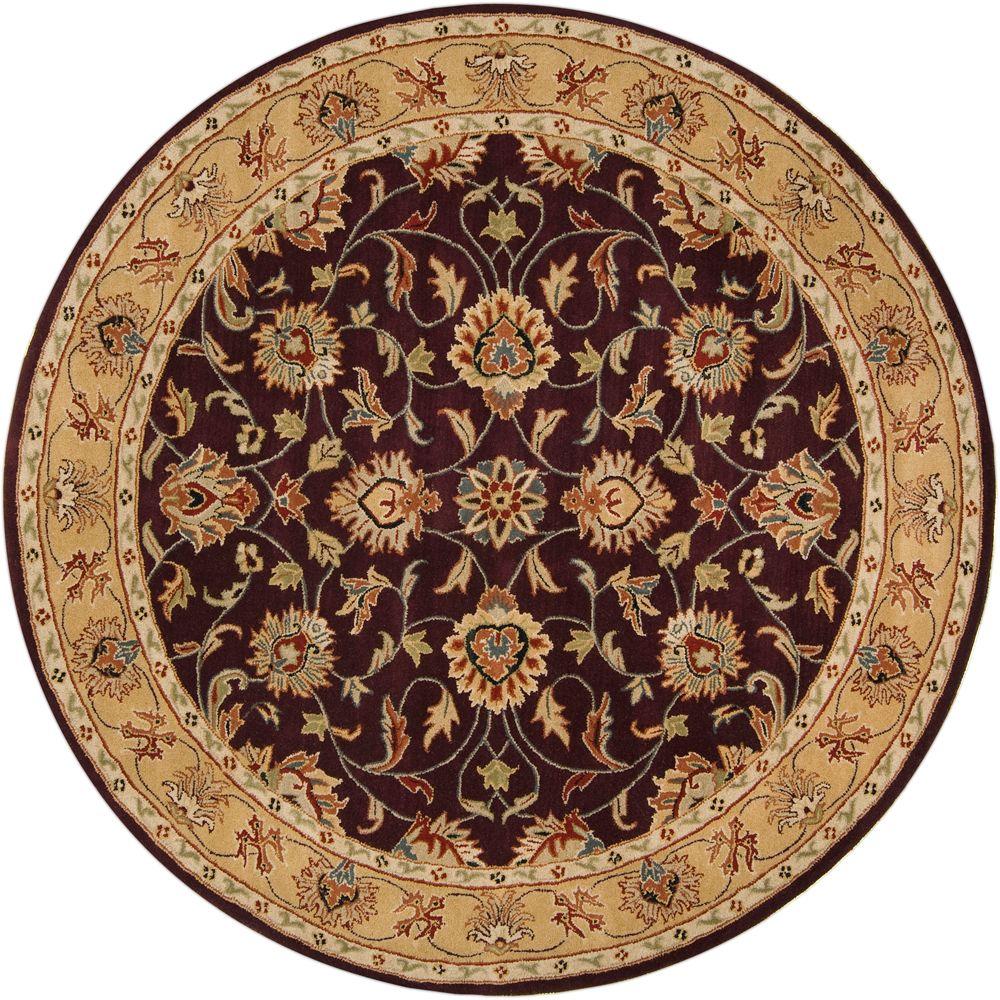 Artistic Weavers John Plum 4 Ft X Round Area Rug Jhn1024 4rd Artistic Weavers John Plum 4 Ft X Round Area Rug