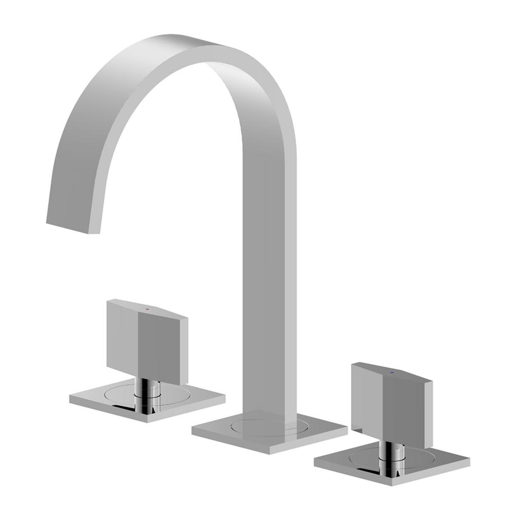 Luxier Contemporary 8 In Widespread 2 Handle Bathroom Faucet With Pop