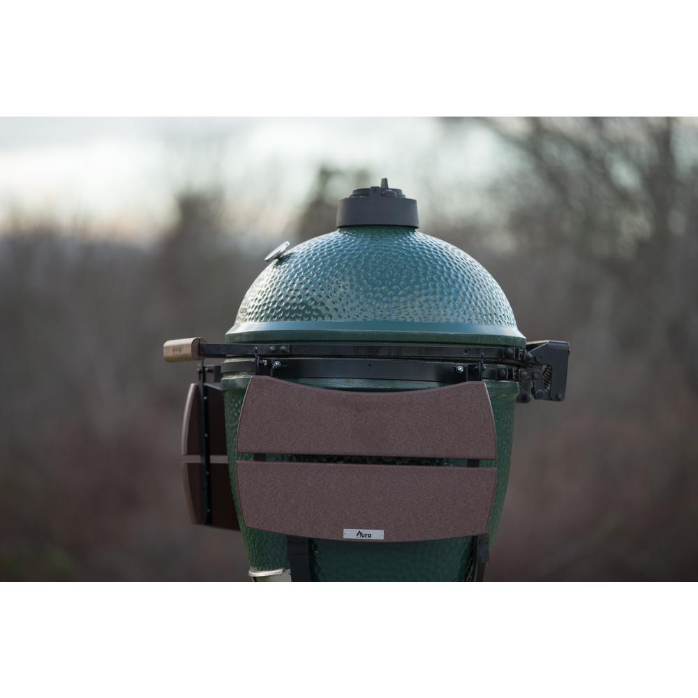 Aura Outdoor Products HDPE Side Shelves for Large Big Green EggAOPEML