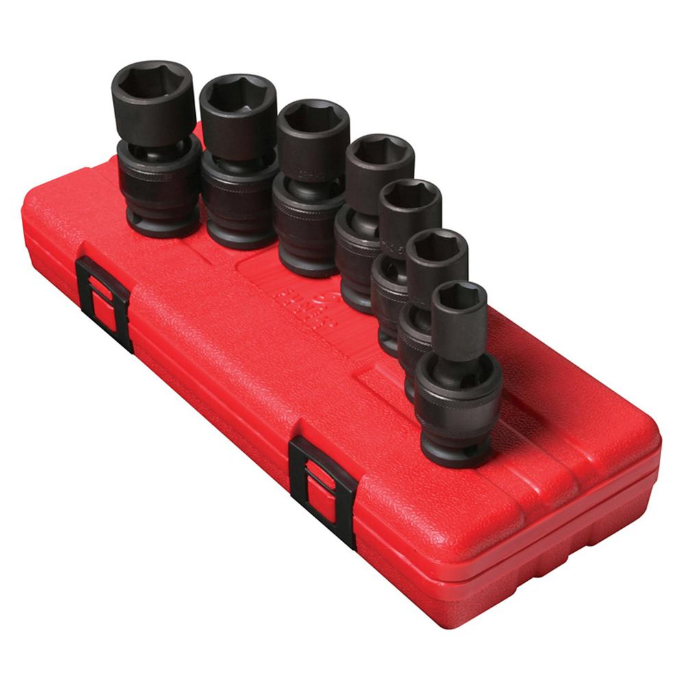 Sunex 1/2 in. Drive Impact Socket Set (7Piece)SUN2655 The Home Depot