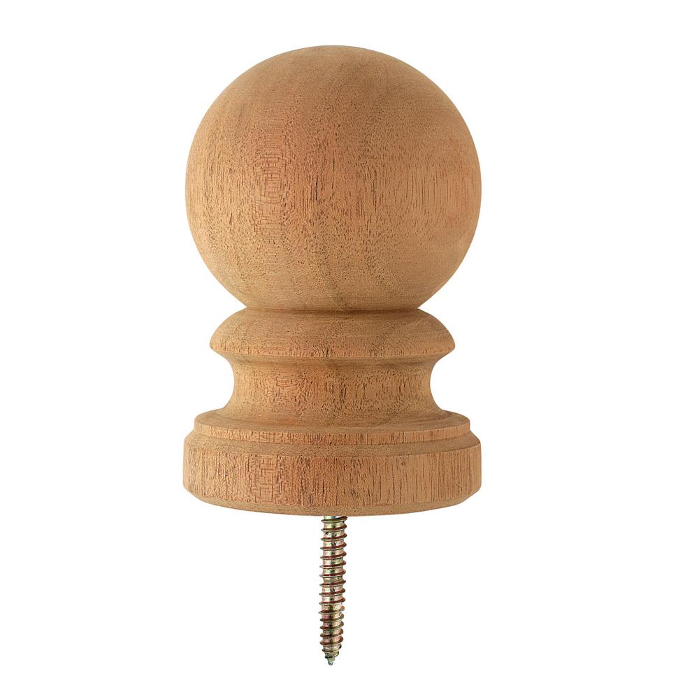 Wood Post Caps & Tops Fencing The Home Depot