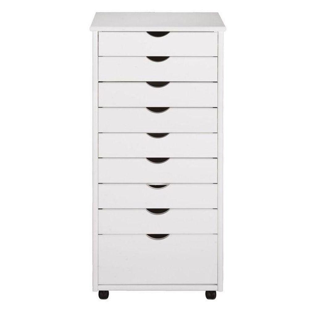 Home Decorators Collection Stanton 8+1Drawers Wide Storage Cart in