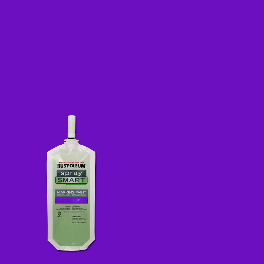 Rust Oleum Spraysmart 10 5 Oz Safety Purple Marking Spray Paint Safety Purple Marking Spray Paint Pouch 12