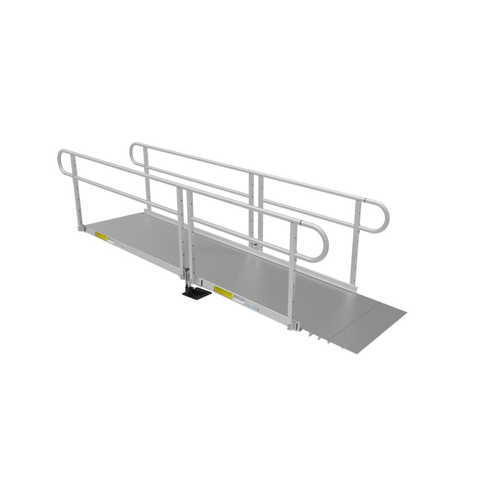 EZACCESS PATHWAY 3G 10 ft. Wheelchair Ramp Kit with Solid Surface