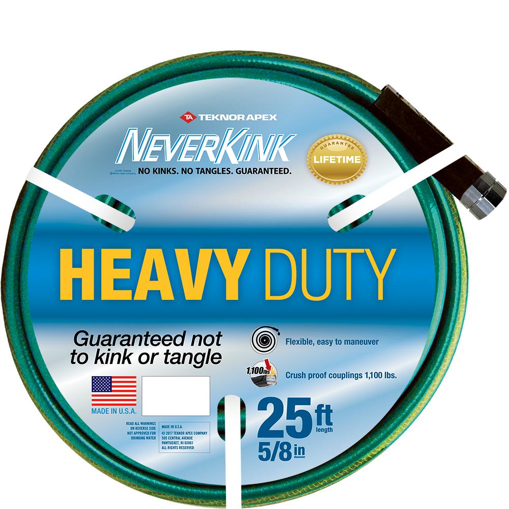 Neverkink 5 8 In Dia X 25 Ft Heavy Duty Water Hose 8605 25 The