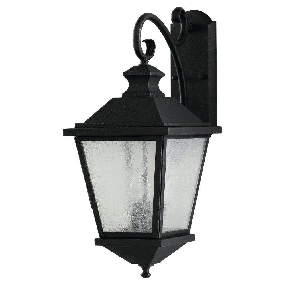 Feiss Woodside Hills 3Light Black Outdoor Wall LanternOL5702BK The