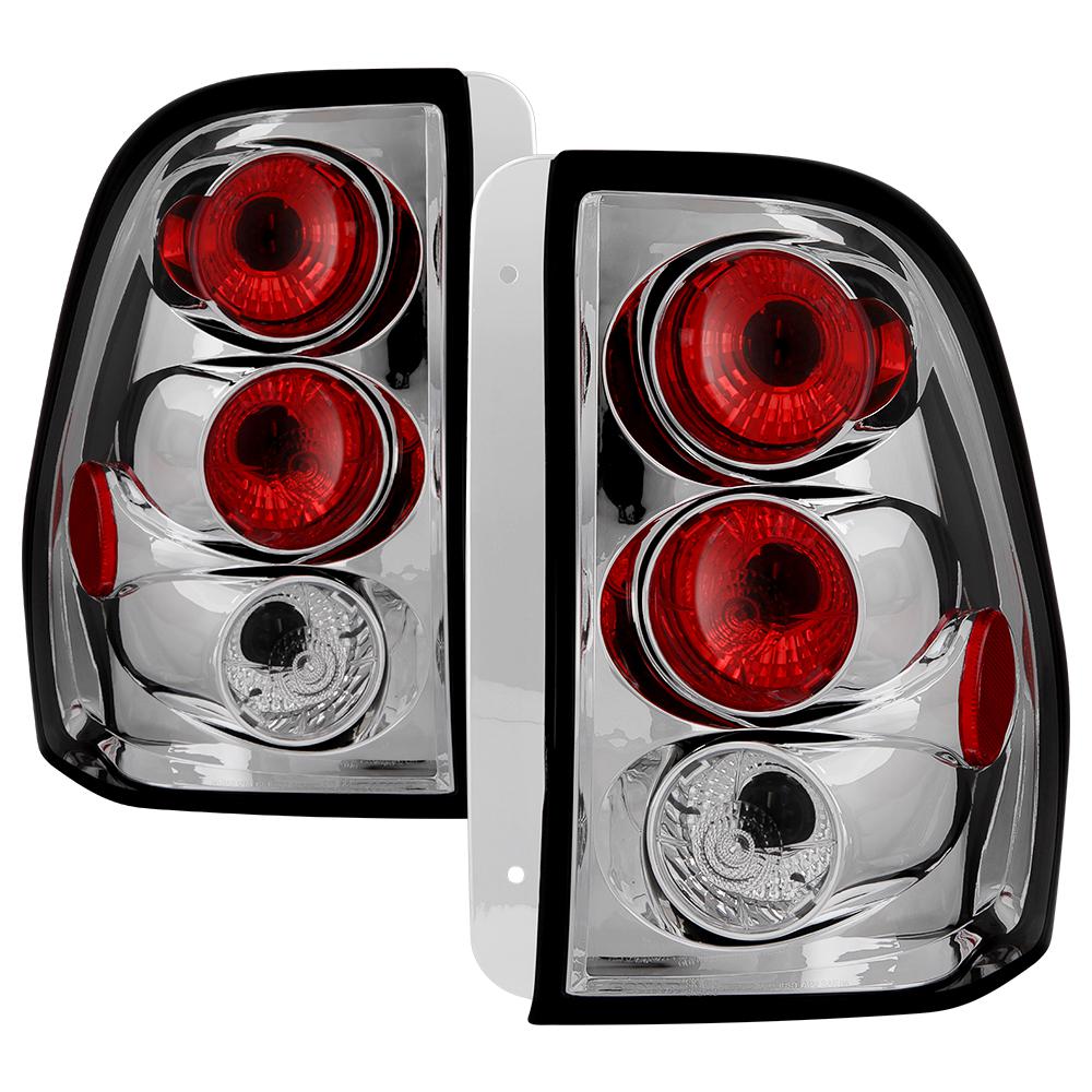 Spyder Auto Chevy Trailblazer 02 09 Euro Style Tail Lights Chrome Chevy Trailblazer 02 09 Euro Style Tail Lights Chrome