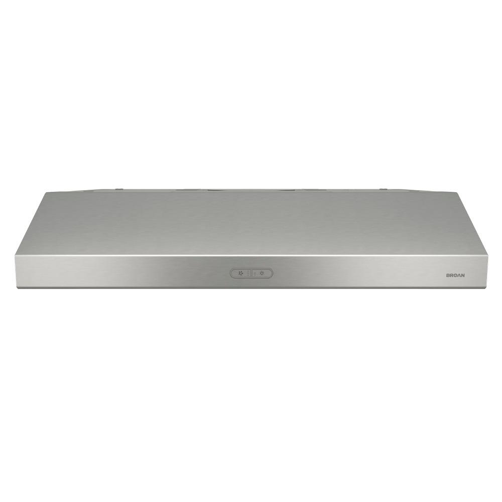 Broan Glacier Deluxe 42 In Convertible Under Cabinet Range Hood Broan Glacier Deluxe 42 In Convertible Under Cabinet Range Hood With Light Stainless Steel