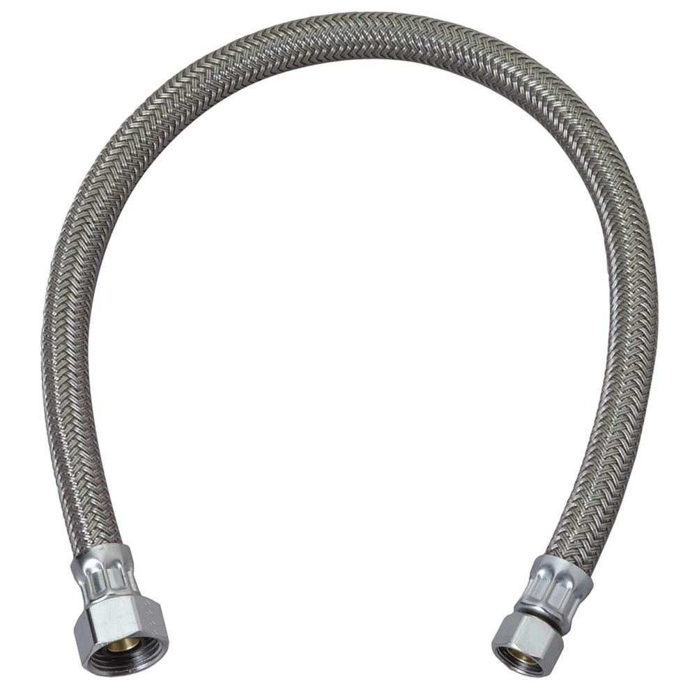 Flexible Faucets Hose Stainless Steel Braided Tap Line Water Supply 8 in 5//8,7//8