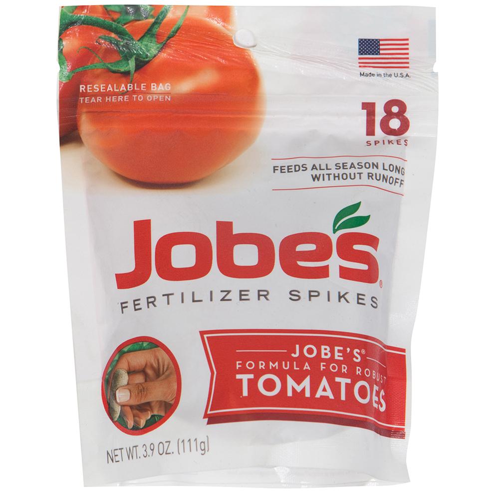 Jobe's 3.9 oz. Tomato Plant Food Fertilizer Spikes, OMRI Listed (18