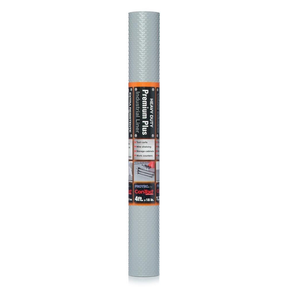 ConTact Industrial Premium Plus 18 in. x 4 ft. Nova Grey Heavy Duty