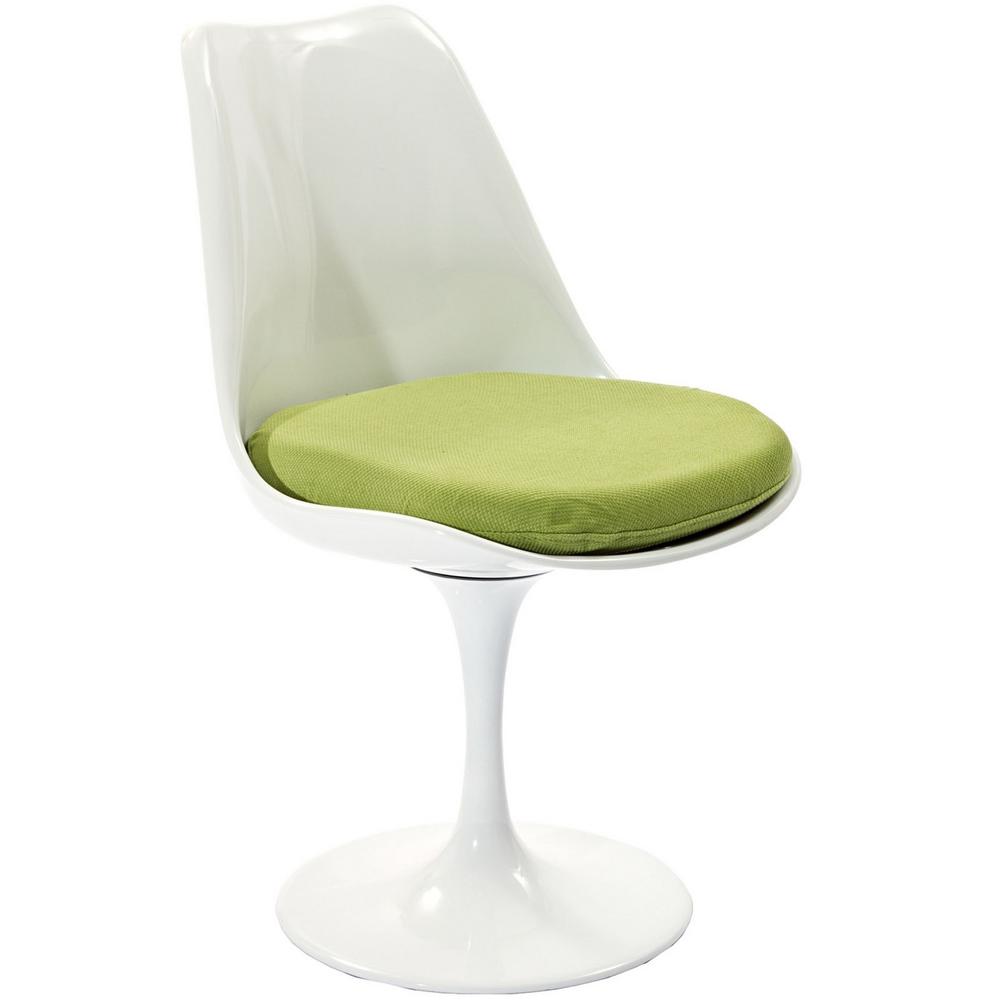 Modway Lippa Green Dining Fabric Side Chair Eei 115 Grn The Home Depot Lippa Green Dining Fabric Side Chair
