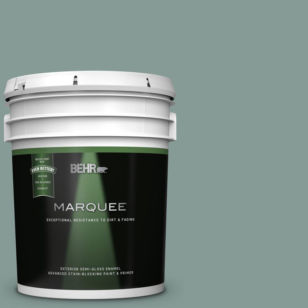 BEHR MARQUEE 5 gal. N4304 Rainy Afternoon SemiGloss Enamel Exterior