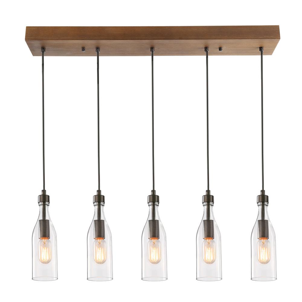 Lnc Esch 5 Light Bronze Modern Chandelier Farmhouse Dining Room Wood Pendant Lighting With Clear Glass Shade A02982 The Home Depot - Bronze Pendant Chandelier Lnc Esch 5 Light Bronze Modern Chandelier Farmhouse Dining Room Wood Pendant Lighting With Clear Glass Shade A02982 The Home Depot - Bronze Pendant Chandelier