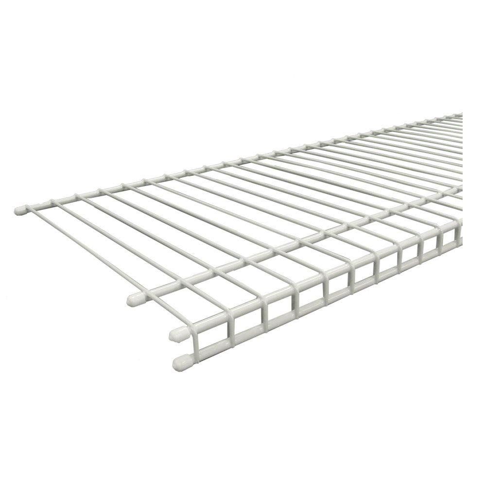Closetmaid Superslide 12 Ft X In Ventilated Wire Shelf 4719 The Home Depot - Home Depot Wall Mounted Shelving Closetmaid Superslide 12 Ft X In Ventilated Wire Shelf 4719 The Home Depot - Home Depot Wall Mounted Shelving