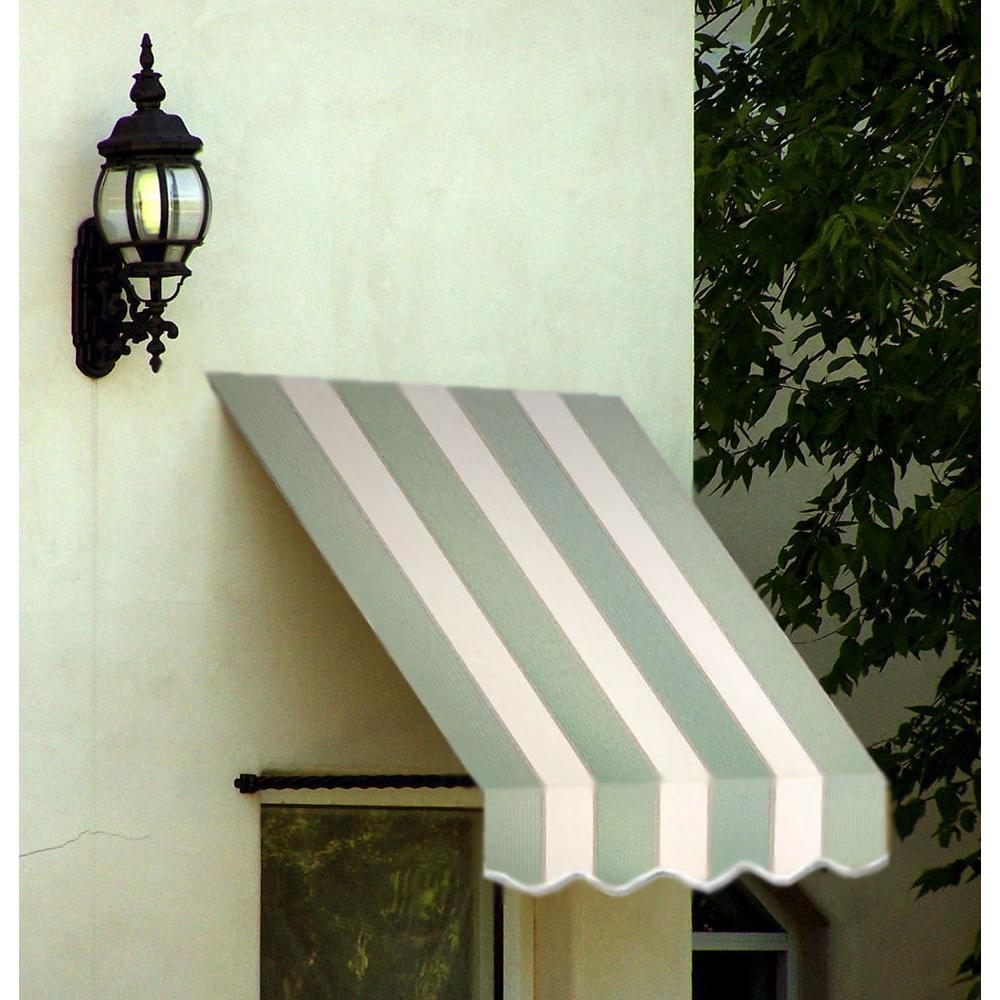 AWNTECH 8 ft. Charleston Window Awning (24 in. H x 12 in. D) in Sage