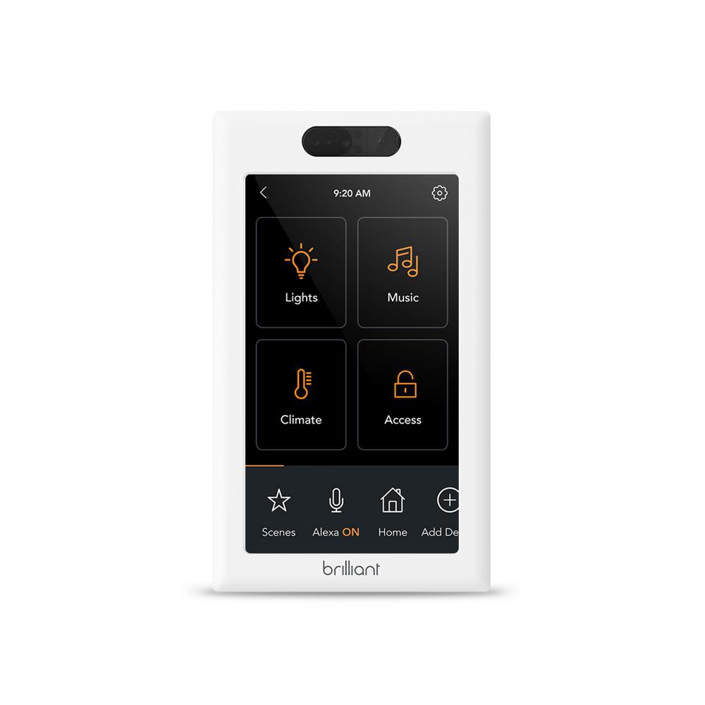 Brilliant Smart Home Control (1-Switch Panel) — Amazon Alexa, Google