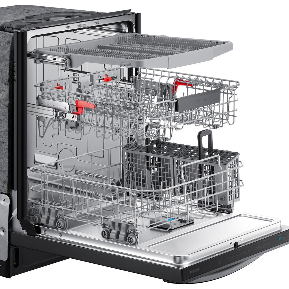 Samsung DW80R7061UG 42 dBA Black Stainless Top-Control Dishwasher