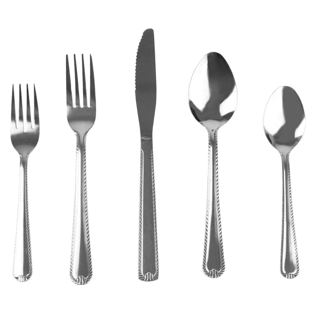 GIBSON elite Ambassador 20Piece Stainless Steel Flatware Set
