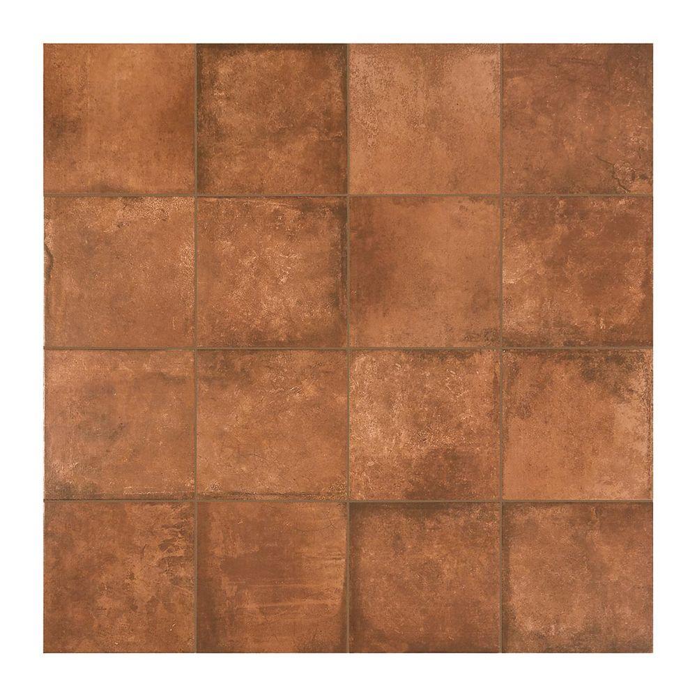 Marazzi Studio Life Black Terracotta 12 In X 12 In Glazed