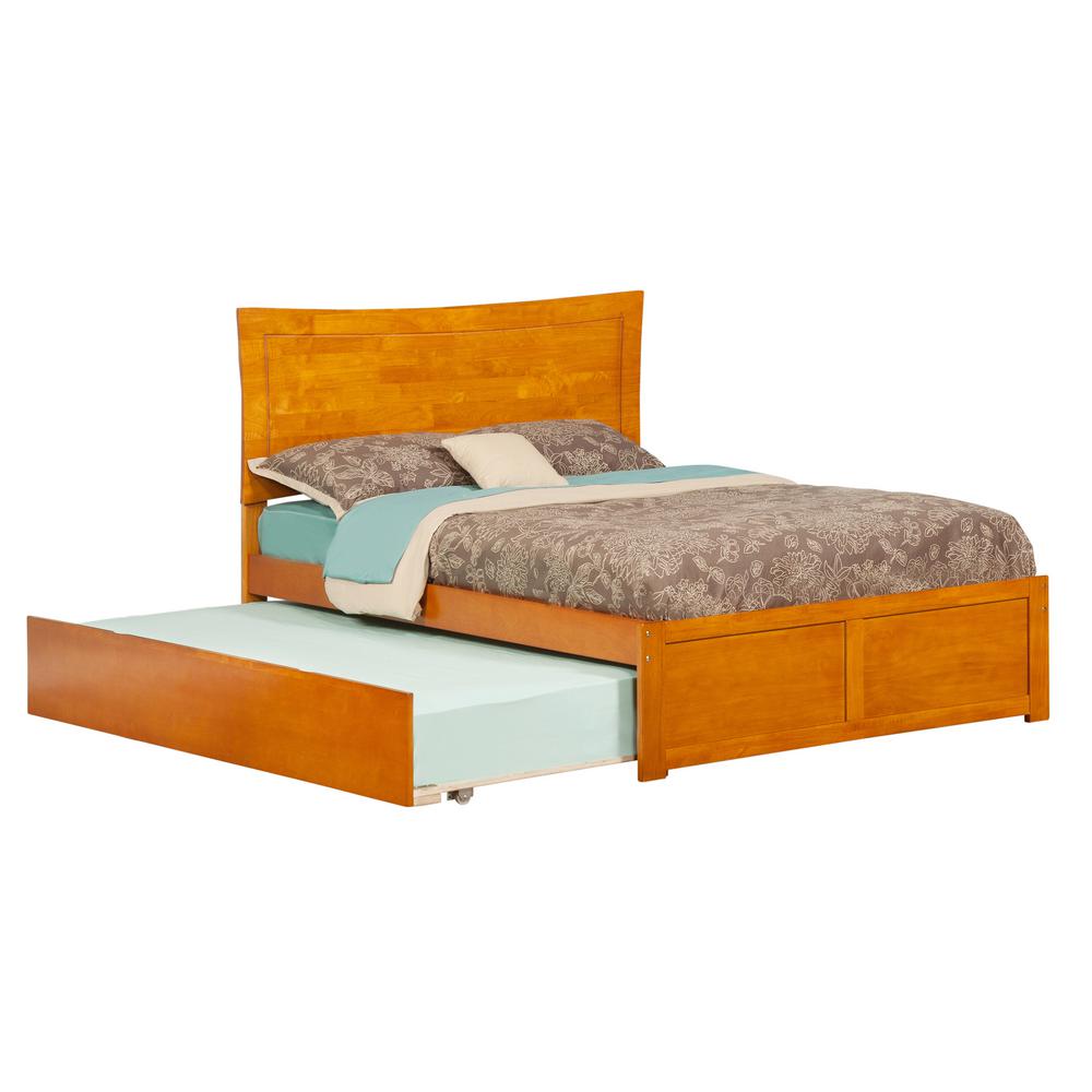 Atlantic Furniture Nantucket Full Platform Bed with Flat Panel Foot
