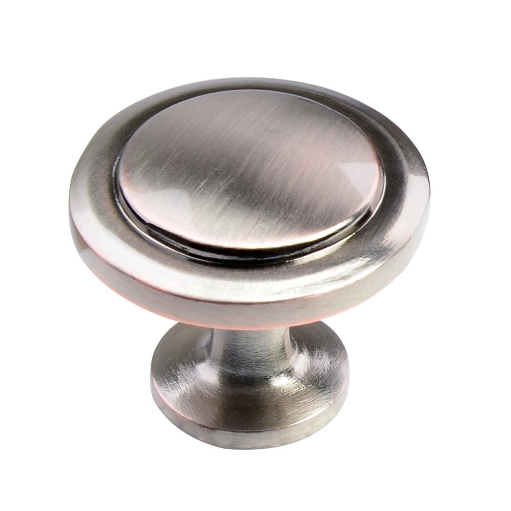 Kitchen Cabinet Knob Handle Brushed Nickel Round Building