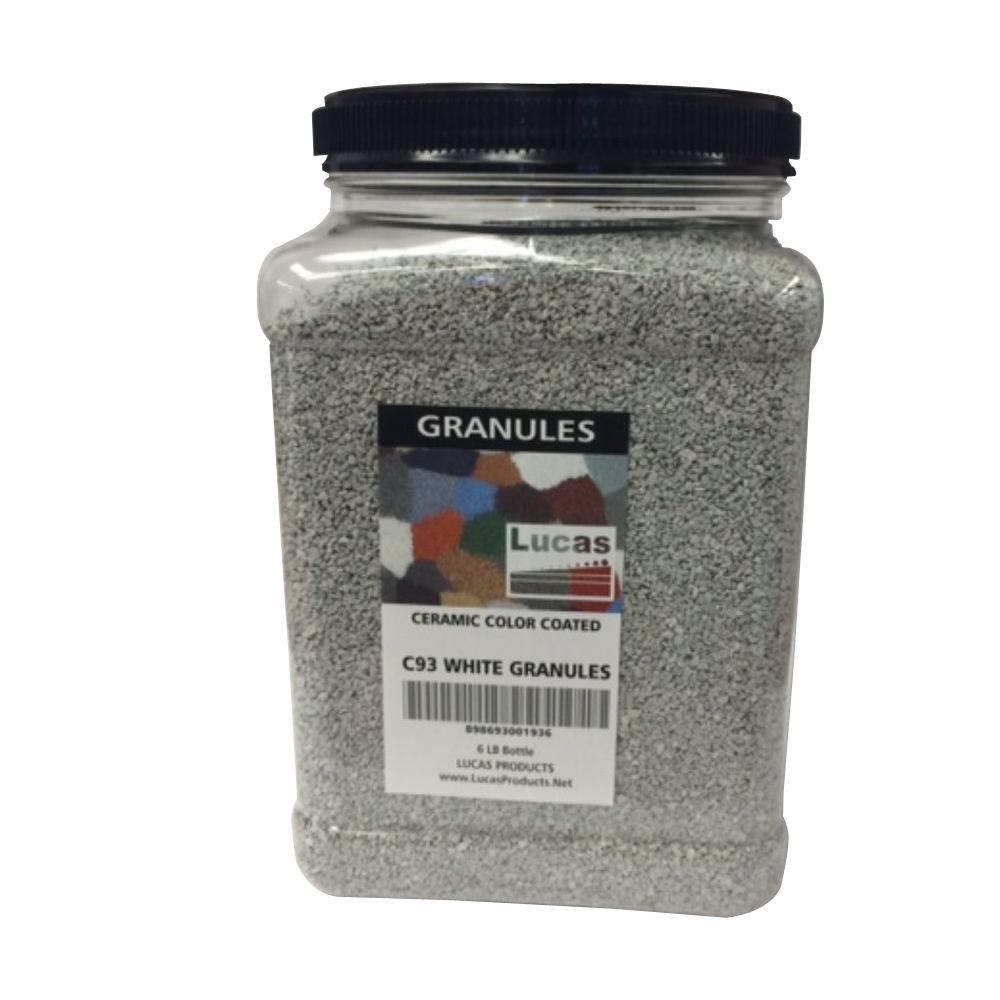 Lucas Specialty Rock 96 oz. White Asphalt Roof Coating Granules4302205