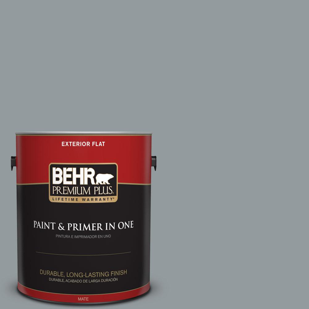 BEHR MARQUEE 1gal. 720F4 Stone Fence Flat Exterior Paint445401 The Home Depot