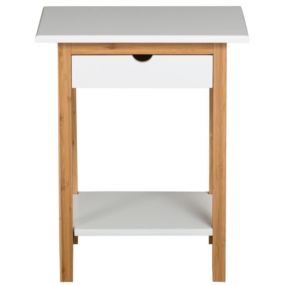 end table drawer bamboo tables