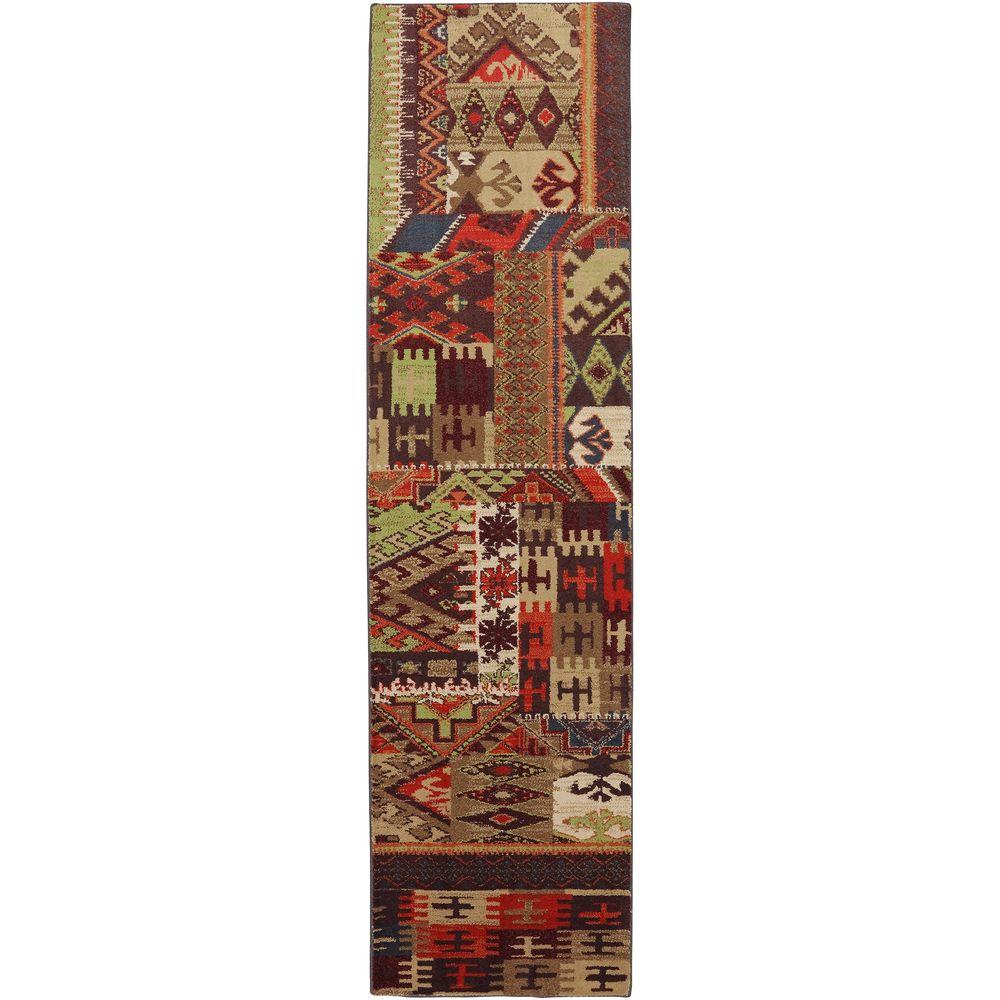 UPC 086093386535 product image for Mohawk Home Louis and Clark Bark Brown 2 ft. x 8 ft. Indoor Runner Rug | upcitemdb.com