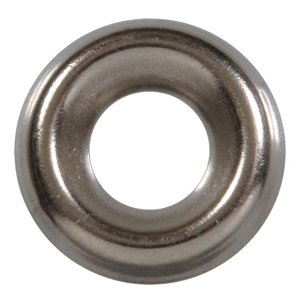 #10 100-Pack Countersunk Prime-Line 9083751 Finishing Washers Brass Plated Steel