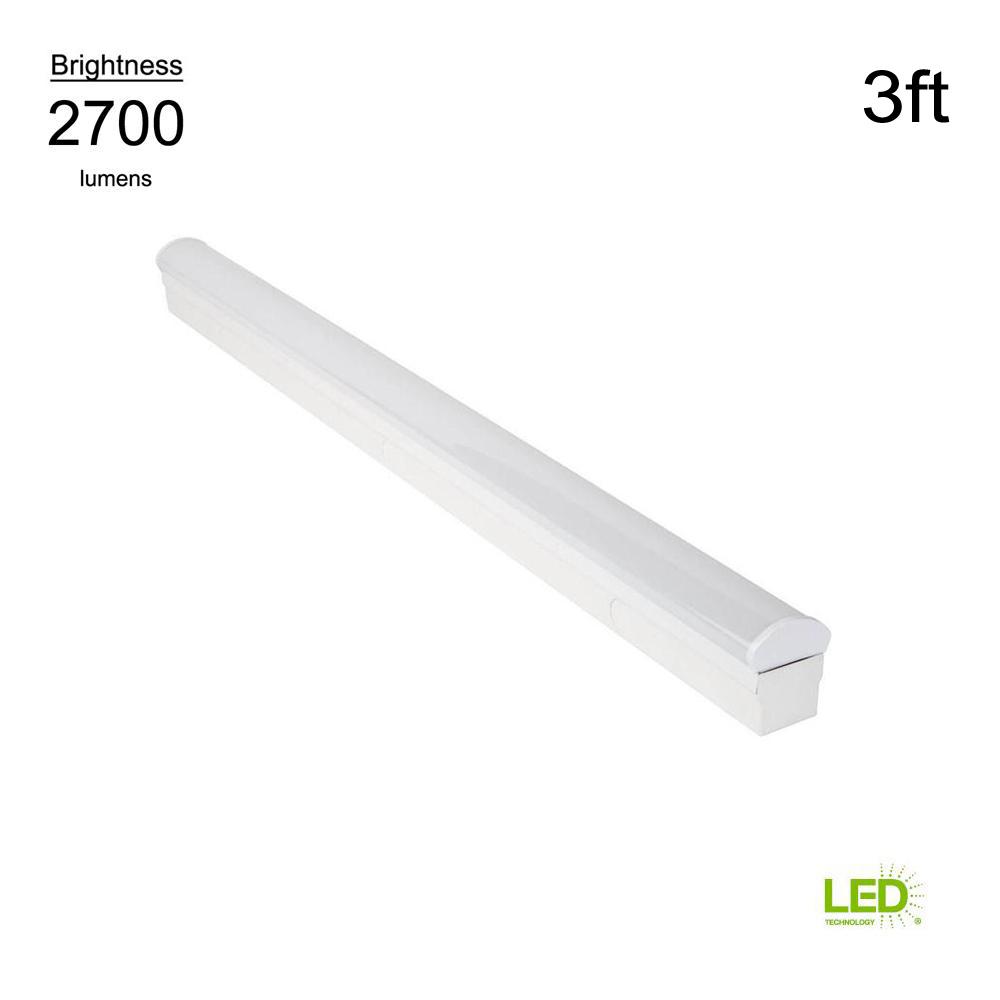 Commercial Electric Direct Wire 3 Ft 50 Watt Equivalent Commercial Electric Direct Wire 3