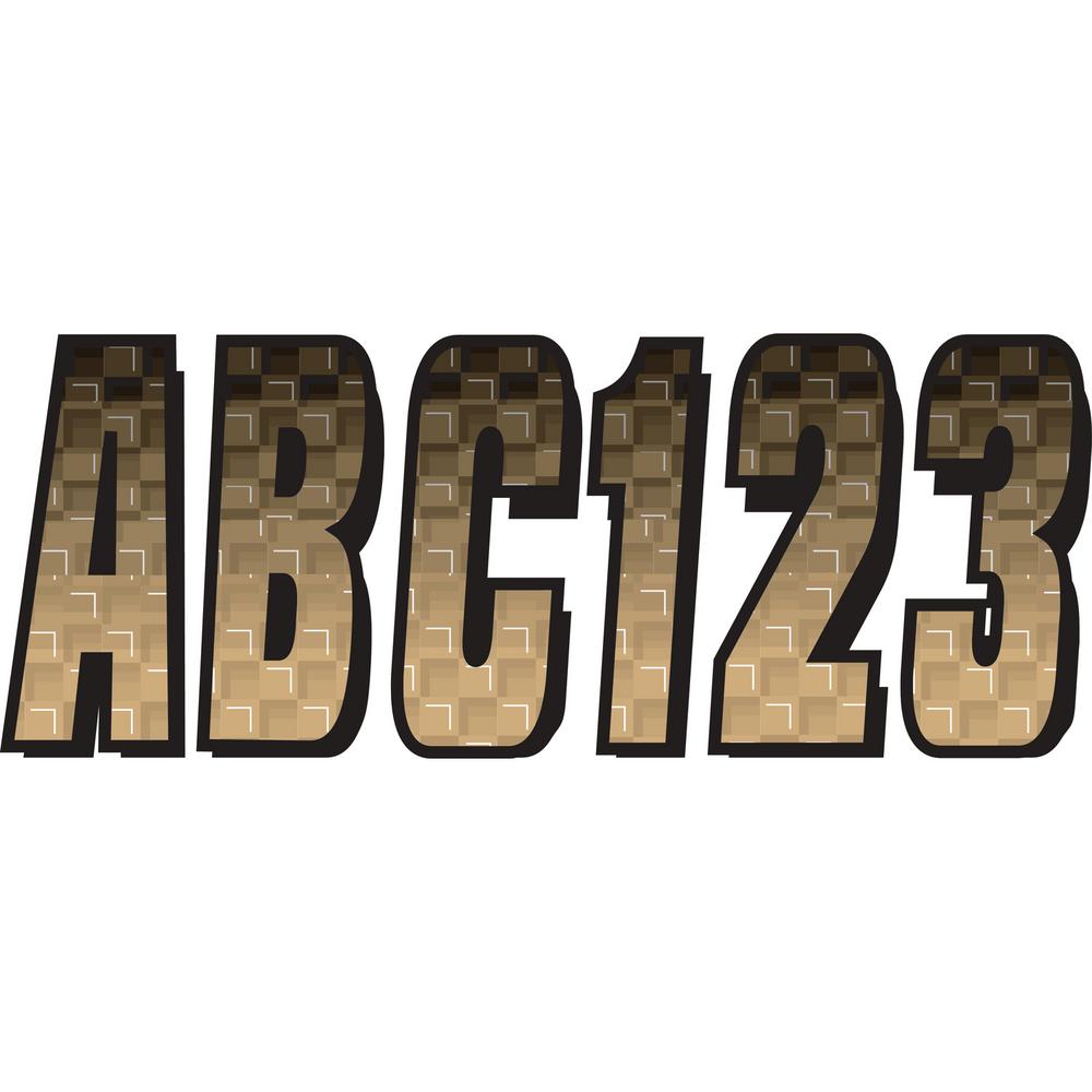 Hardline Products TEBKG400 Forrest Green//Black Number Factory Matched Registration Kit