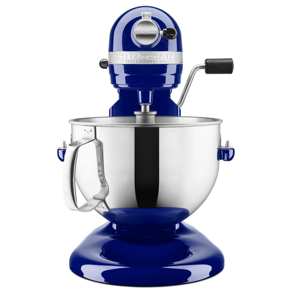 KitchenAid Professional Series Qt Speed Cobalt Blue Stand Mixer With Flat Beater Wire