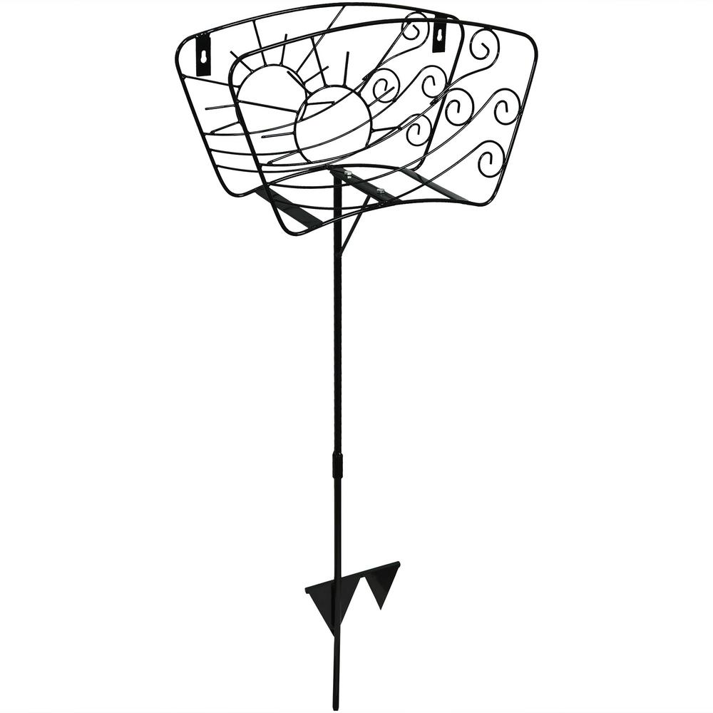 Sunnydaze Decor 43 In Metal Garden Hose Stand With Windblown Sunrise Wire Design Hmi 915 The Home Depot - Metal Garden Hose Reel Home Depot Sunnydaze Decor 43 In Metal Garden Hose Stand With Windblown Sunrise Wire Design Hmi 915 The Home Depot - Metal Garden Hose Reel Home Depot