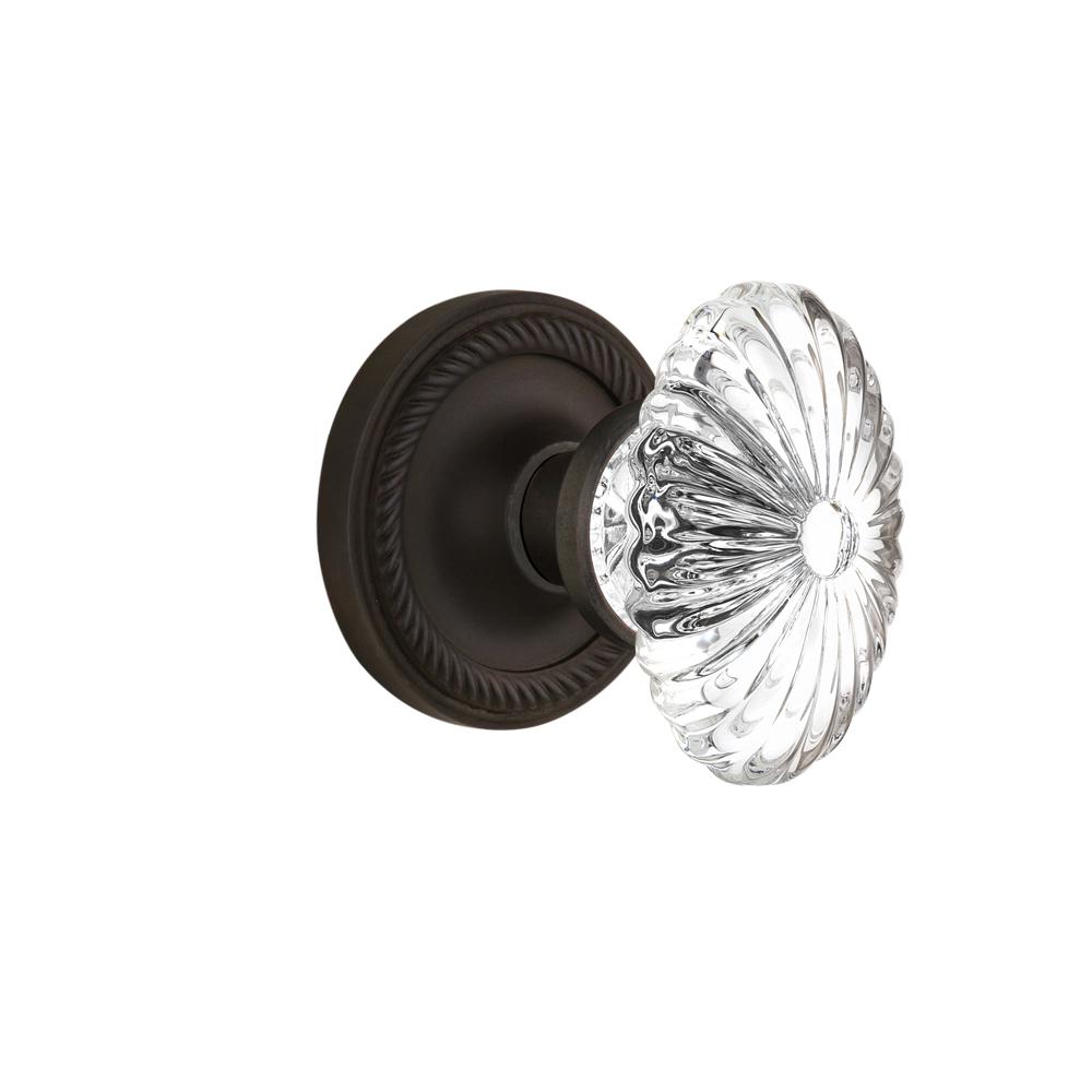 Nostalgic Warehouse Rope Rosette 2 3 4 In Backset Oil Rubbed
