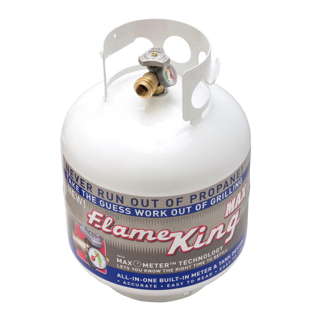 Flame King 20 lbs. Empty Propane Cylinder with Overflow Protection