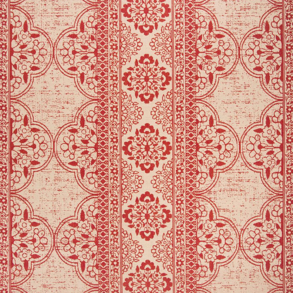 Safavieh Linden Red Cream 8 Ft X 10 Ft Area Rug Lnd174q 8 The Home Depot