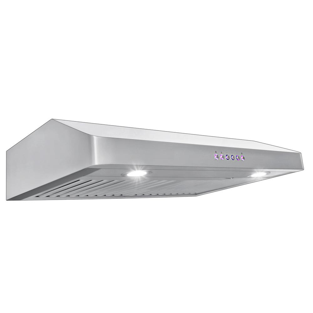 Brushed Stainless Steel Under Cabinet Range Hoods Under Cabinet Range Hoods