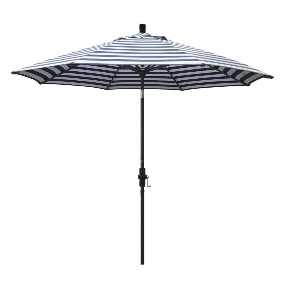 black patio umbrella